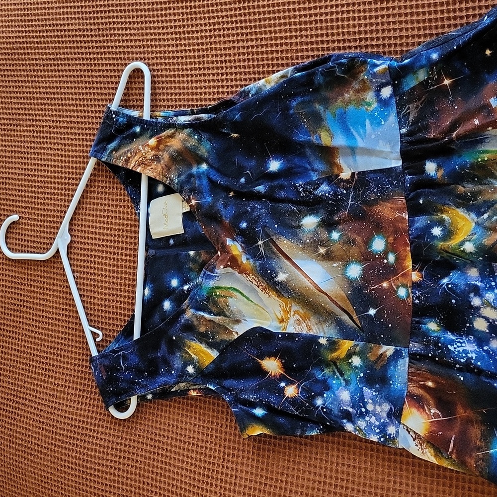 Modcloth Galaxy dress, size large
